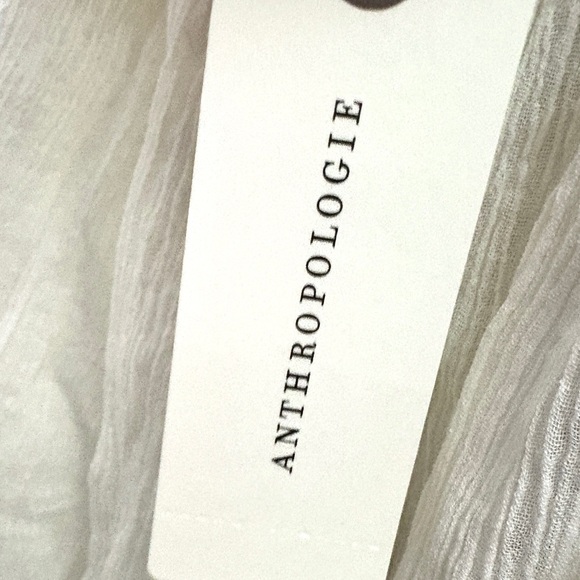 ANTHROPOLOGIE Celandine Crochet High-Neck Ruffle Mini Dress NWT Size Small - Picture 8 of 10